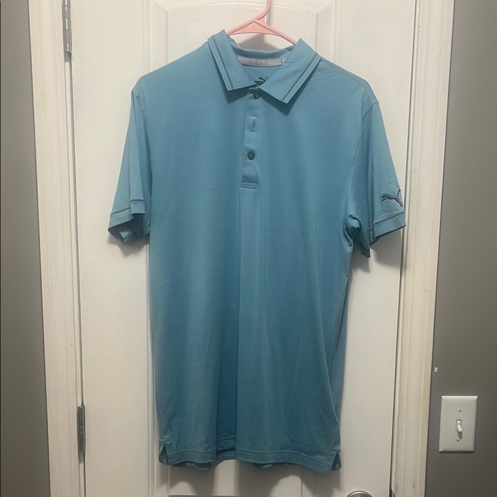 Puma Men's Blue Polo Shirt